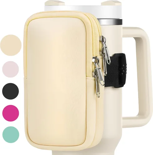 Vista 10 de Bolsa para botella de agua para Stanley Quencher Adventure de 40 onzas, accesorios para vasos Stanley, bolsa para vasos, Stanley IceFlow de 30