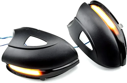 Vista 4 de Parpadeo secuencial dinámico compatible con VW GOLF 6 VI MK6 GTI R line R20 Tou-ran Variant EOS Sha-ran LED espejo lateral intermitente montaje
