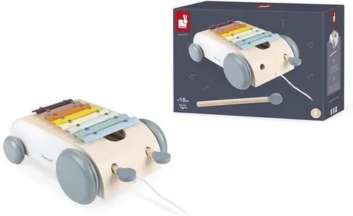 Vista 2 de Janod - Juguete musical 2 en 1 Sweet Cocoon Xylo Roller Walking y Musical - A partir de 18 meses - J04406