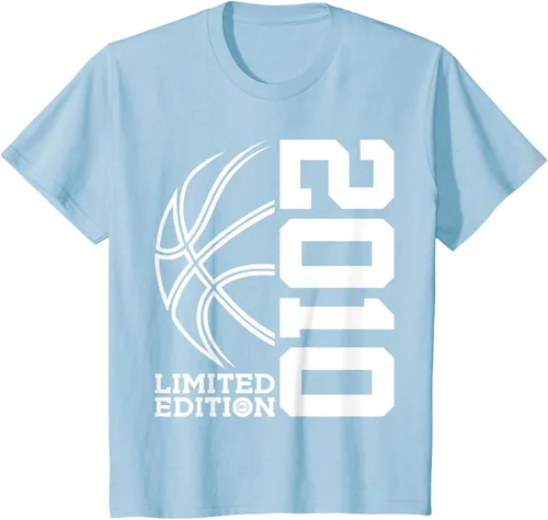 Vista 9 de Camiseta de baloncesto de 13 cumpleaños edición limitada 2010, Negro