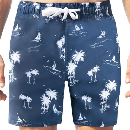 Vista 46 de Kanu Surf Men's Monaco Swim Trunks (Regular & Extended Sizes)