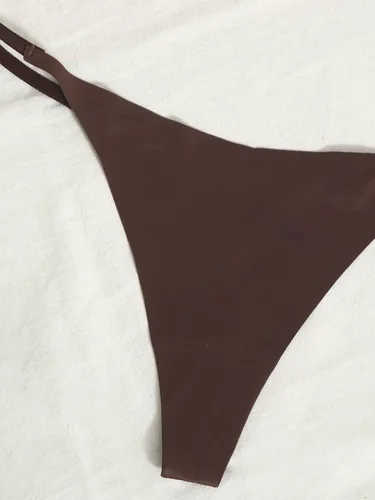 Vista 5 de Verdusa Tanga sin costuras para mujer, paquete de 7 bragas invisibles