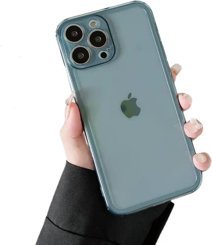 Vista 13 de ZTOFERA Funda para iPhone 7/8/SE 5.5 pulgadas, linda funda de silicona suave transparente con parachoques retro de color transparente a prueba