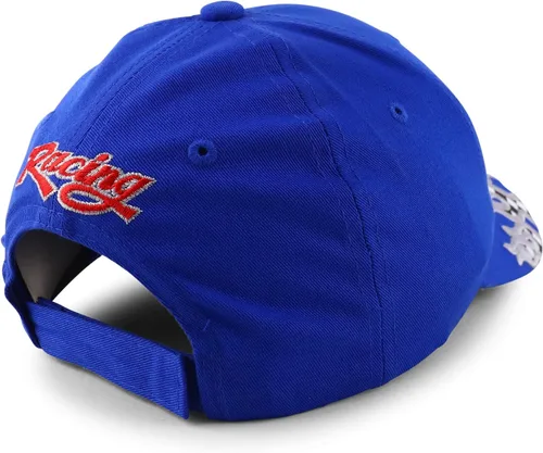 Vista 3 de Gorra de béisbol estructurada con llama bordada en 3D