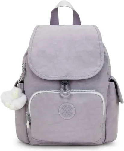 Vista 9 de Kipling Mini mochila City Pack para mujer, mochila ligera y versátil Negro (Black Noir)