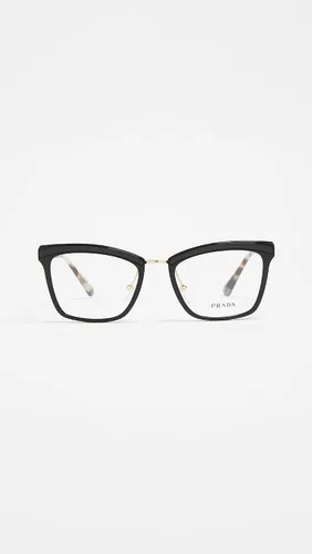 Vista 2 de Prada Gafas cuadradas para mujer, color negrotransparente, talla única