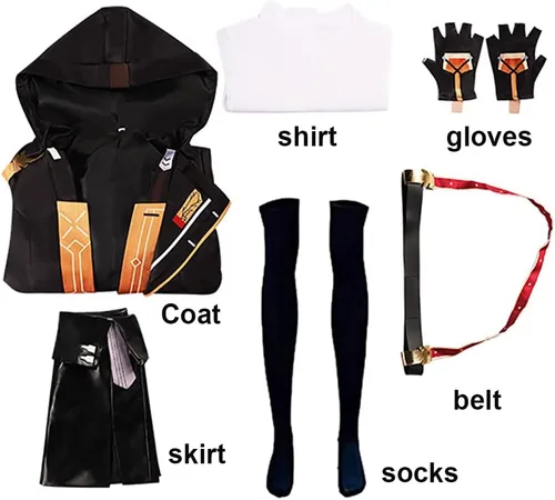 Vista 4 de Smehei Honkai Star Rail Cosplay Honkai Trailblazer Cosplay Traje Uniforme Completo para Mujer Halloween