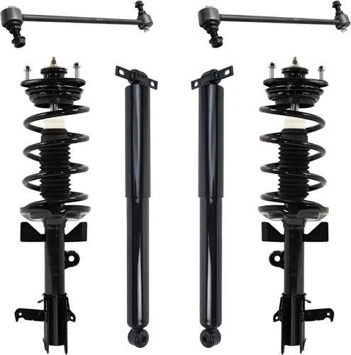 Vista 62 de Detroit Axle - Kit de puntales delanteros de 6 piezas para Ford Escape 2014-2019, 2 puntales y muelles helicoidales, 2 enlaces de barra