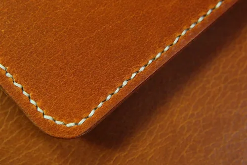 Vista 7 de Funda de cuero curtido vegetal marrón para moleskine clásico cuaderno cartera de cuero organizador para moleskine portátil grande MA514C