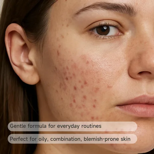 Vista 5 de Ácido azelaico 10% + ácido salicílico 2% suero facial para piel grasa y propensa a manchas, cuidado diario después del brote, suero ligero, 1.0 fl