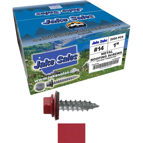 Vista 189 de TORNILLOS PARA TECHOS DE METAL #14: (250) Tornillos x 1" ABC GRIS Tornillo para techo de chapa metálica con cabeza hexagonal y arandela.