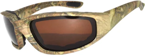Vista 19 de OWL Gafas de espuma acolchadas para motocicleta, lente transparente con espejo ahumado