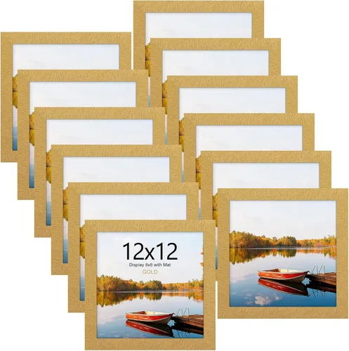 Vista 74 de Picrit - Juego de 12 portarretratos de 4 x 6 pulgadas, para fotos de 3.5 x 5 con paspartú o 4 x 6 pulgadas sin paspartú, marcos para colgar