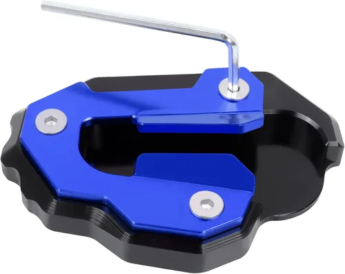 Vista 6 de Worldmotop - Almohadilla de repuesto para soporte lateral de motocicleta HONDA Goldwing 1800 GL 1800 F6B GL1800 2020 2021 2022 (negro 2)