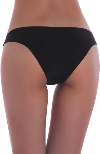 Vista 3 de Paquete de 6 calzones invisibles para mujer, sin costuras, cobertura de media espalda
