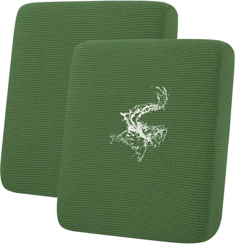 Vista 75 de Fundas impermeables para sofá seccional, fundas de cojín antideslizantes para sofá Ajuste seccional en forma de L, tela jacquard elástica, parte