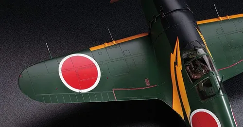 Vista 6 de Hasegawa Kit de modelo Mitsubishi J2M3 Raiden Jack Tipo 21" Escala 1:32
