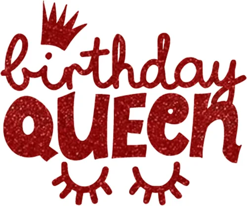 Vista 30 de Calcomanía termoadhesiva de la reina de cumpleaños, transferencia de camisa de fiesta de cumpleaños para mujer, parche de vinilo para niña, gráfico