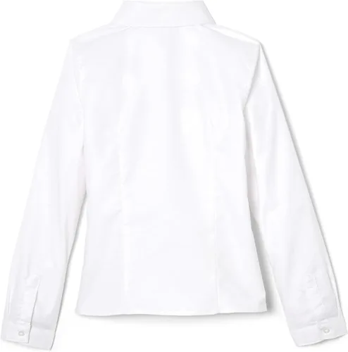 Vista 2 de French Toast Blusa Oxford de manga larga para niña