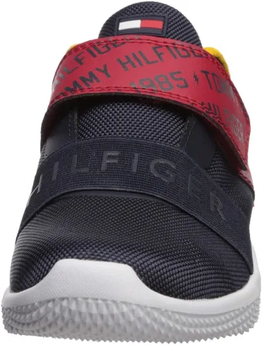 Vista 2 de Tommy Hilfiger Zapatillas de deporte unisex para niños con correa cadete