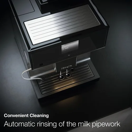 Vista 7 de Miele CM 7750 Cafetera automática CoffeeSelect - OneTouch para dos, AromaticSystem, 10 perfiles individuales, DoubleShot, CupSensor, compatible
