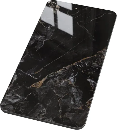 Vista 19 de Square Table Top, 19.6” White Sintered Stone Tabletop, DIY Replacement & Cover Marble Desktop, Scratch & Wear Resistant, Suitable for Indoor &