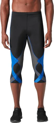 Vista 7 de CW-X Medias de compresión Stabilyx 3/4 para hombre, 225806 Negro