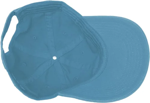 Vista 4 de Glory Max Gorra de béisbol de 100% algodón, clásica, lisa, de perfil bajo, con hebilla ajustable