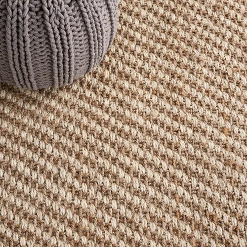 Vista 6 de SAFAVIEH Natural Fiber Collection - Alfombra decorativa de 2 x 3 pies, natural, hecha a mano, sisal sólido y yute, ideal para zonas de alto tráfico