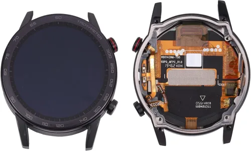 Vista 2 de CHENYAN Pantalla LCD y digitalizador Asamblea completa con marco para Honor Magic Watch 2 MNS-B19 1.811 in Negro