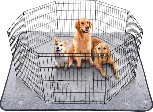 Vista 9 de LOOBANI Almohadillas lavables para orina para perros, almohadillas reutilizables para orina para entrenamiento de perros y cachorros, tapete