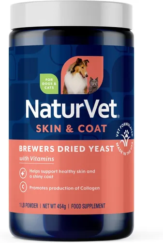Vista 9 de NaturVet Fórmula de levadura seca de cerveza con sabor a ajo - Plus Omegas Rico en ácidos grasos omega-3, 6 y 9 Fortificado con B1, B2, niacina