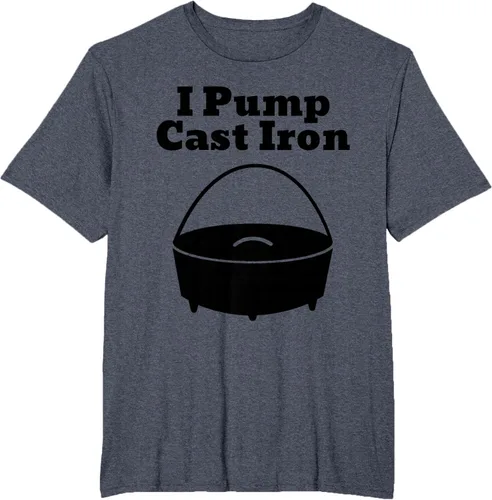 Vista 89 de I Pump - Camiseta de hierro fundido para cocinar al horno holandés