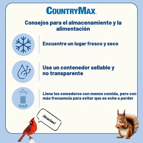 Vista 7 de CountryMax Backyard Seeds Semillas de Girasol de Aceite Negro para Aves Silvestres (50 Libras)
