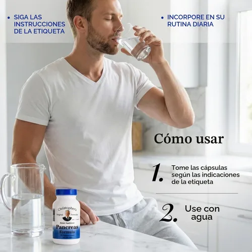 Vista 6 de Dr. Christopher's Pancreas Formula - Limpieza del páncreas Detox & Repair - Probióticos para la salud digestiva