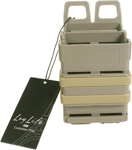 Vista 2 de Tactical bolsa contenedora de municiones 5.56 Fast Mag para M4 Mag polímero negro, pack de 5 o 2 Paquete de 2