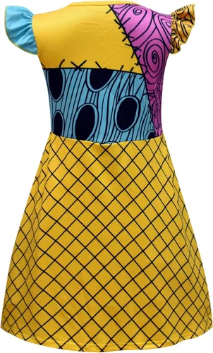 Vista 2 de Vestido de Halloween para niñas pequeñas, disfraz clásico de Sally