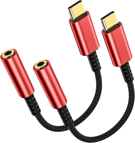 Vista 8 de Adaptador USB C a conector de auriculares de 3.5mm – Dongle de audio HiFi, cable tipo C a auxiliar hembra compatible con iPhone 17/16/15 Pro Max