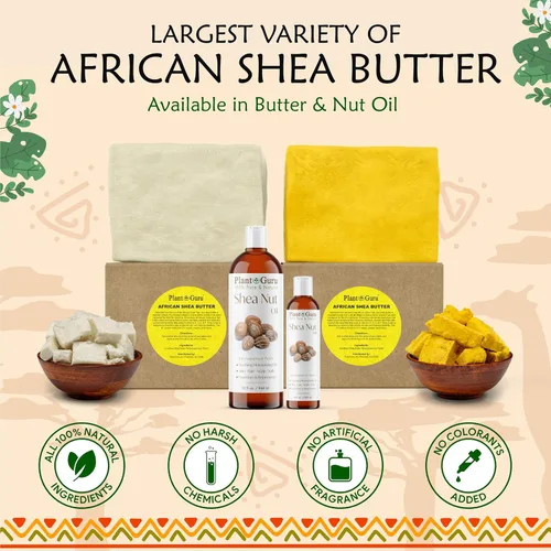 Vista 5 de Manteca de Karité Africana Raw unrefined 100% puro grado A de Marfil orgánicos naturales – 4 oz – bricolaje cuerpo Butters, Loción, crema, Lip Balm