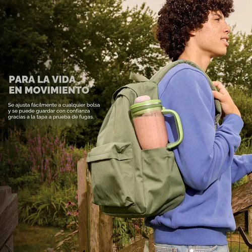 Vista 9 de Ninja BlendBOSS - Licuadora personal, vaso de 26 onzas, 1200PW, sandía, DB351GN Chicle de sandía