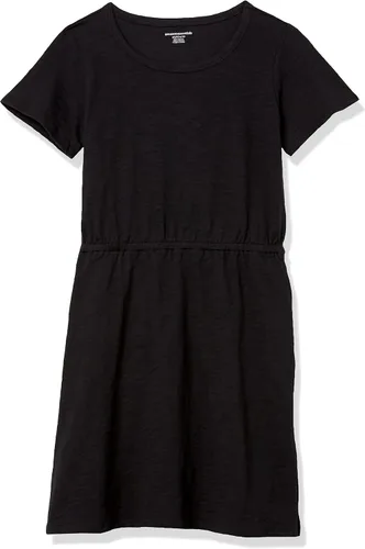 Vista 6 de Tienda Essentials Minidress de algodón de manga corta y cintura elástica para mujer