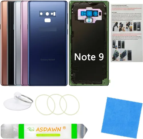 Vista 106 de Para Galaxy Note 8 SM-N950 All Carriers Reemplazo de cristal del panel Cinta preinstalada + lente de cámara preinstalada + kit de herramientas