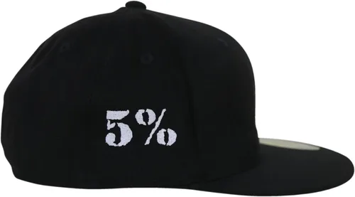 Vista 3 de 5% Nutrition Graphic Black Red Snapback Flexfit Trucker Hat for Men and Women
