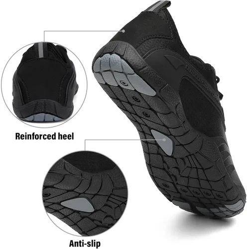 Vista 3 de Zapatos de agua para hombre y mujer, secado rápido, descalzo, natación, playa, zapatos acuáticos, surf, buceo, canotaje, senderismo, vela, kayak