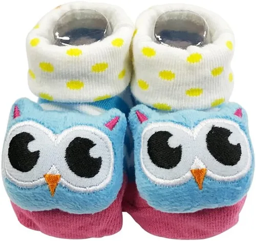 Vista 6 de Bowbear Adorables calcetines antideslizantes para bebé, 6 pares