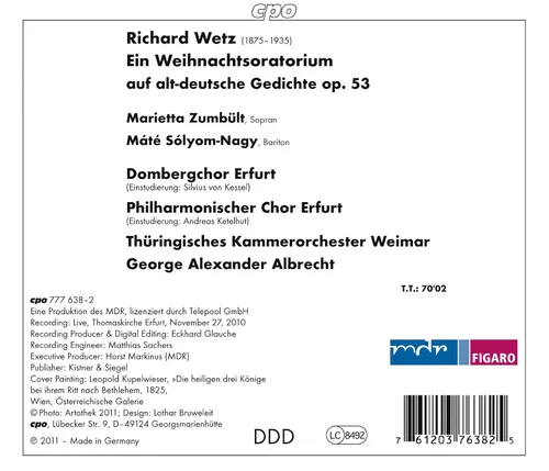 Vista 3 de Richard Wetz Ein Weihnachtsoratorium