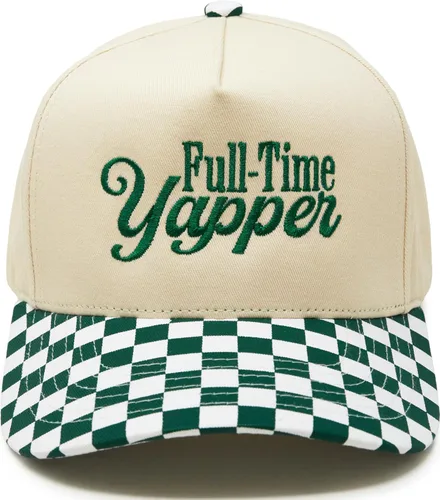 Vista 13 de Funky Junque Gorra Trucker Snapback Boy Mom - Verde/Beige