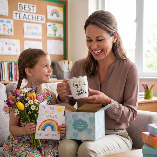 Vista 4 de CARAKNOTS Regalos de Apreciación para Profesoras Taza de Café Regalos para Profesores para el Día de San Valentín Cumpleaños Graduación Navidad