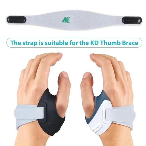 Vista 2 de KD 2 correas reemplazables para soporte de pulgar para versión antigua con 2 agujeros (pequeño)