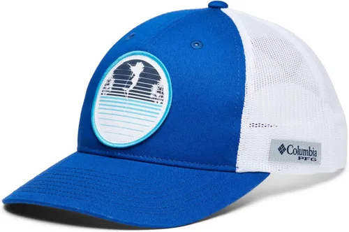 Vista 7 de Columbia Parche PFG Trucker Snap Back Placa de matrícula gris frío/Tx